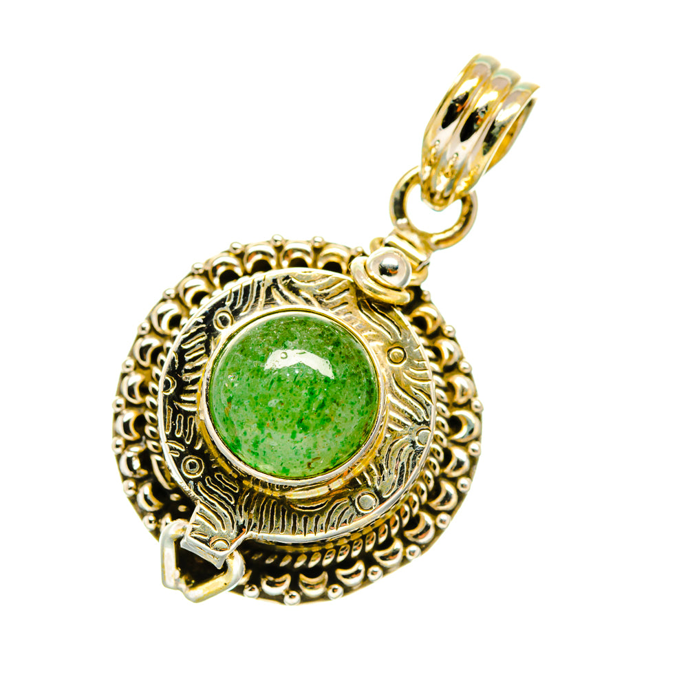 Green Aventurine Pendants handcrafted by Anasilvercos - PD4172