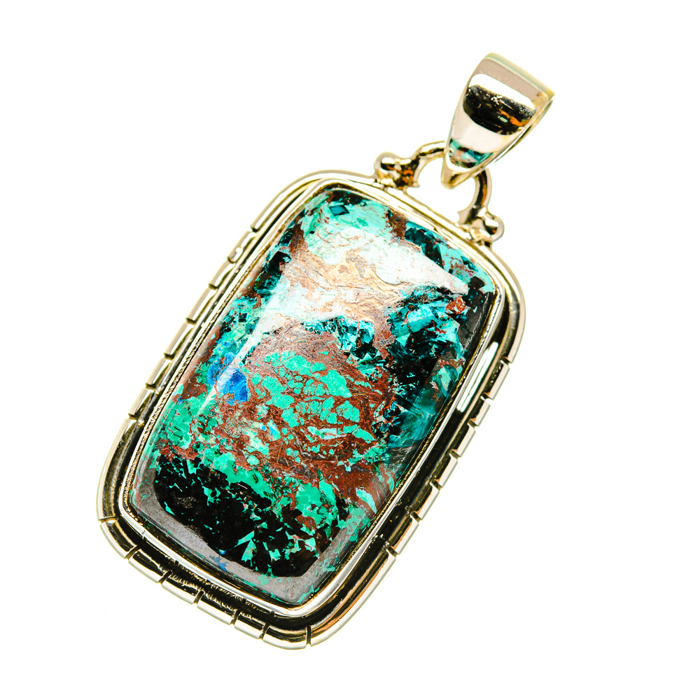 Shattuckite Pendants handcrafted by Anasilvercos - PD4181