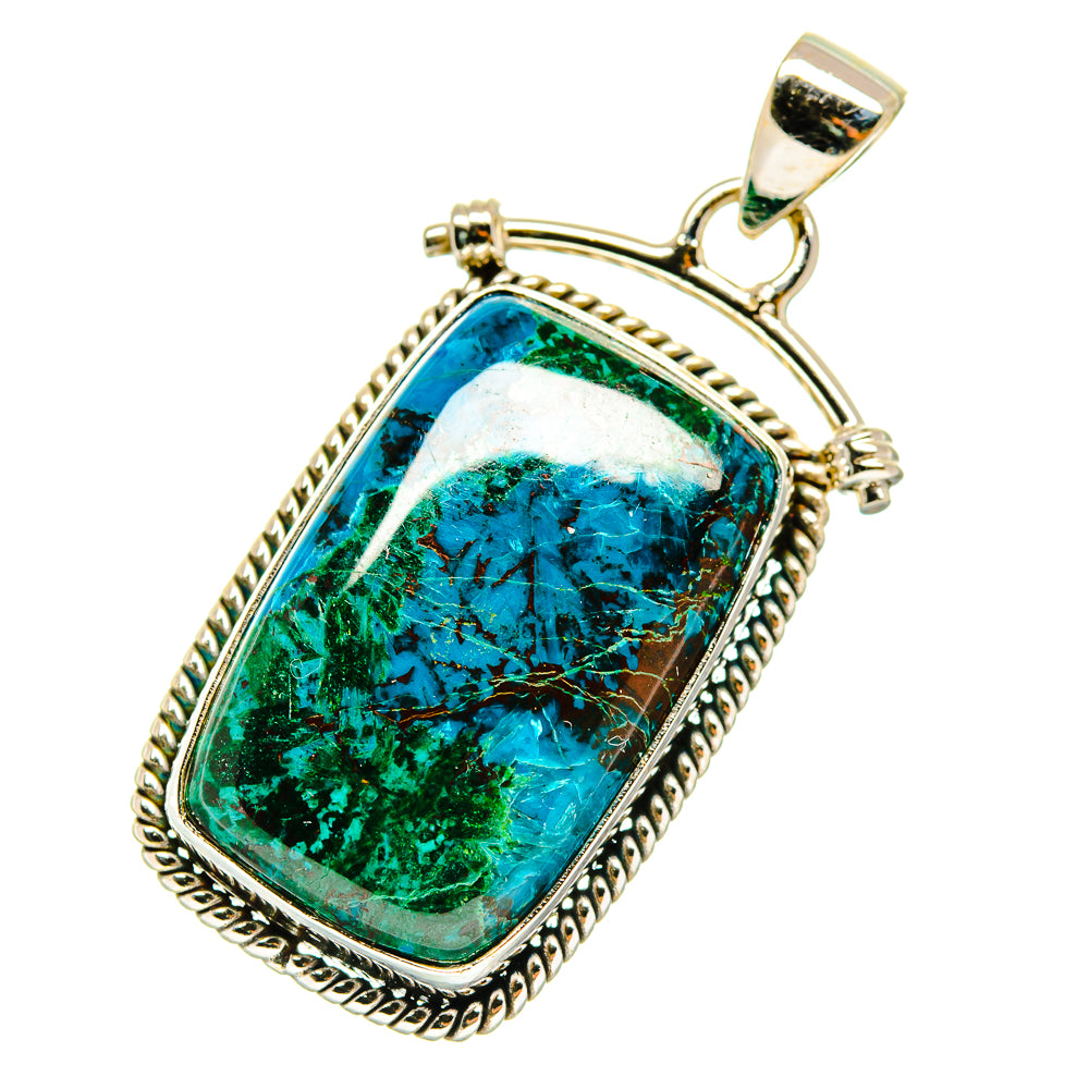 Shattuckite Pendants handcrafted by Anasilvercos - PD4182