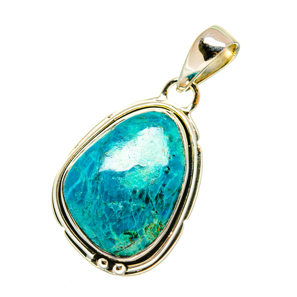 Chrysocolla Pendants handcrafted by Anasilvercos - PD4184