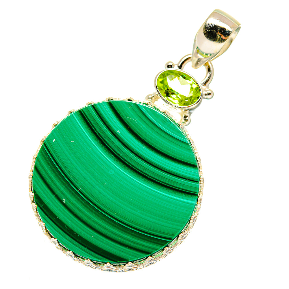 Malachite Pendants handcrafted by Anasilvercos - PD4196