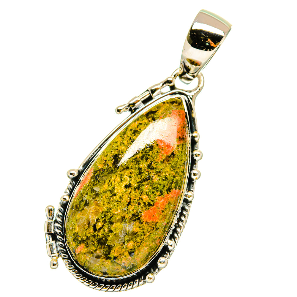 Unakite Pendants handcrafted by Anasilvercos - PD4202