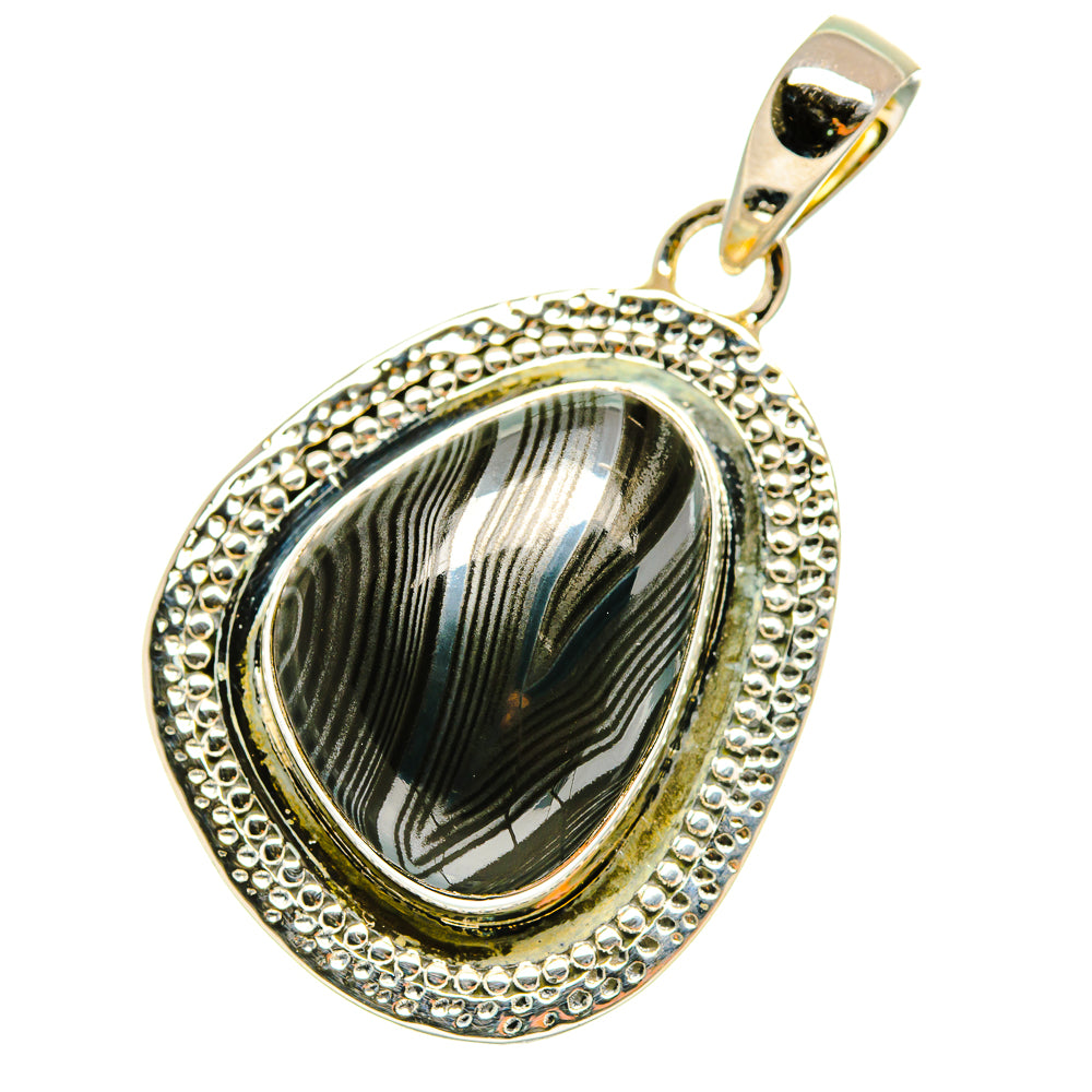 Psilomelane Pendants handcrafted by Anasilvercos - PD4212