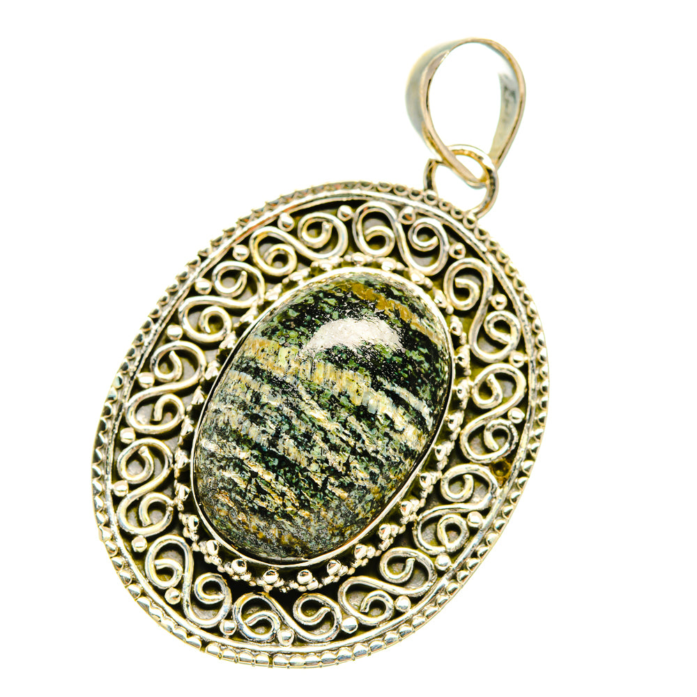 Lizard Jasper Pendants handcrafted by Anasilvercos - PD4214 - Photo 2