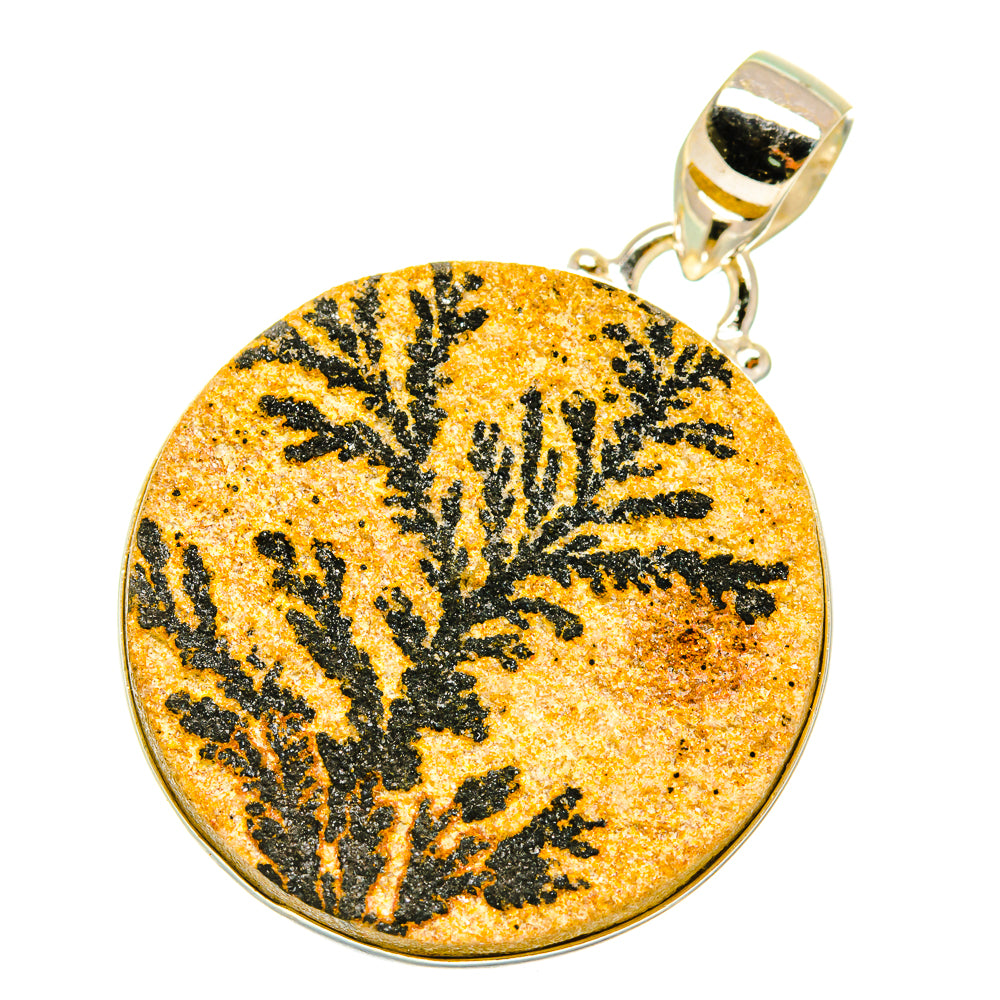 Germany Psilomelane Dendrite Pendants handcrafted by Anasilvercos - PD4230