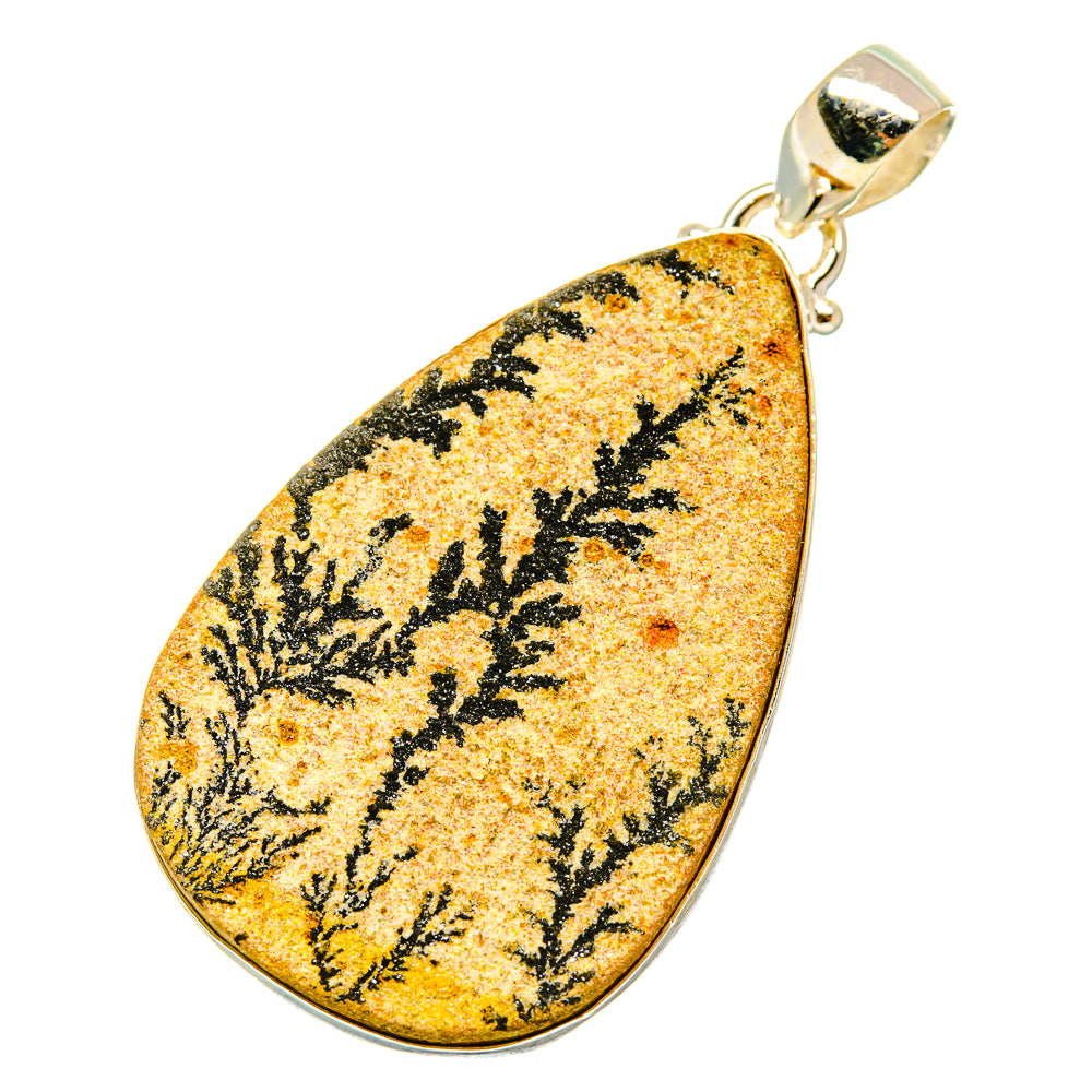 Germany Psilomelane Dendrite Pendants handcrafted by Anasilvercos - PD4231
