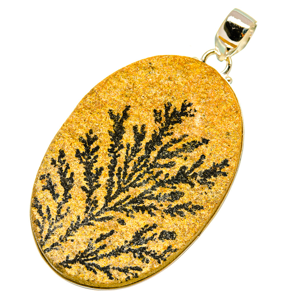 Germany Psilomelane Dendrite Pendants handcrafted by Anasilvercos - PD4233