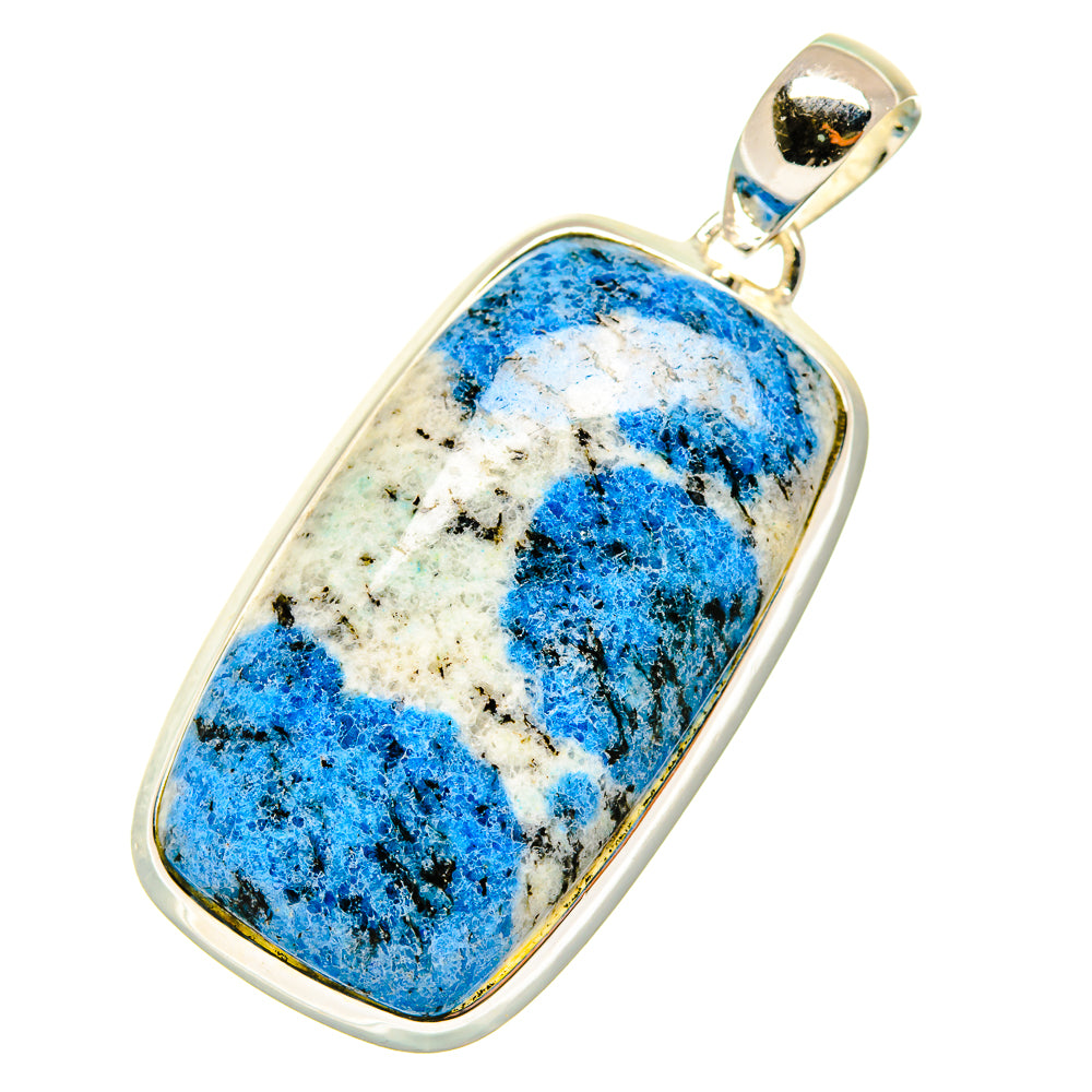 K2 Blue Azurite Pendants handcrafted by Anasilvercos - PD4252