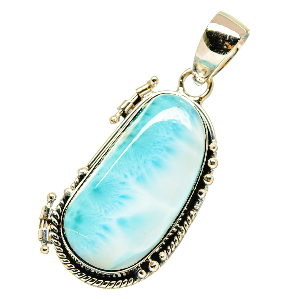 Larimar Pendants handcrafted by Anasilvercos - PD4266