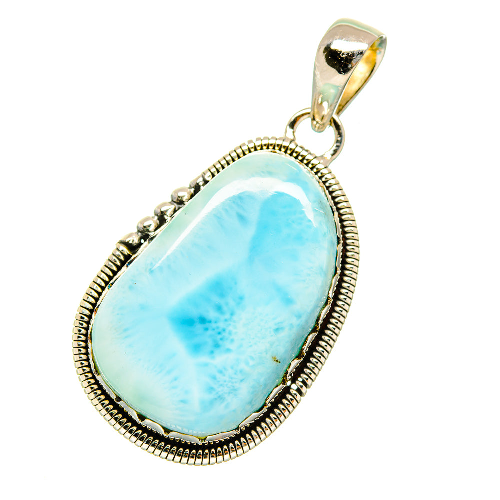 Larimar Pendants handcrafted by Anasilvercos - PD4267