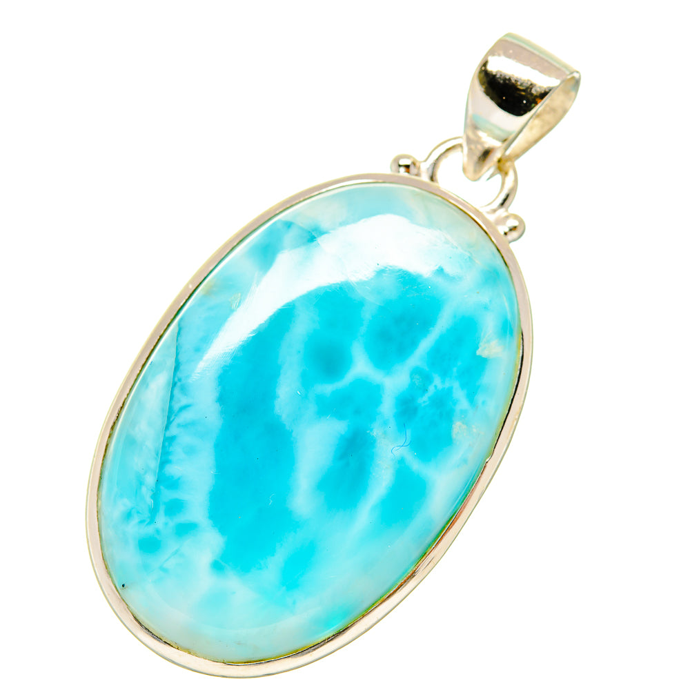 Larimar Pendants handcrafted by Anasilvercos - PD4268