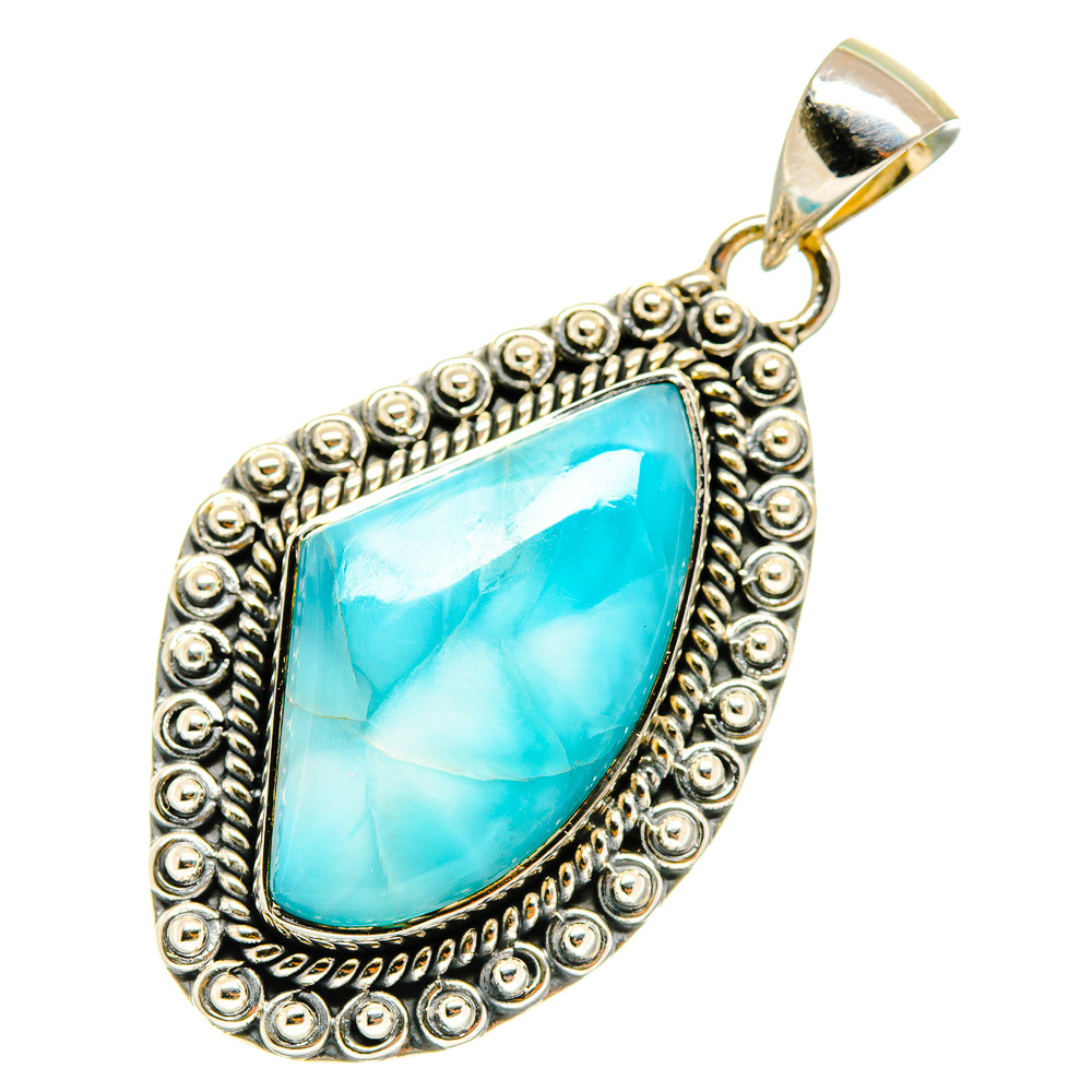 Larimar Pendants handcrafted by Anasilvercos - PD4273