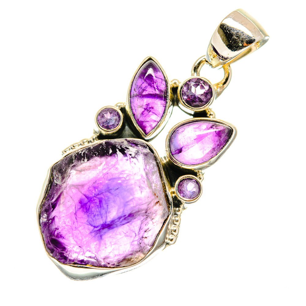 Amethyst Pendants handcrafted by Anasilvercos - PD4287