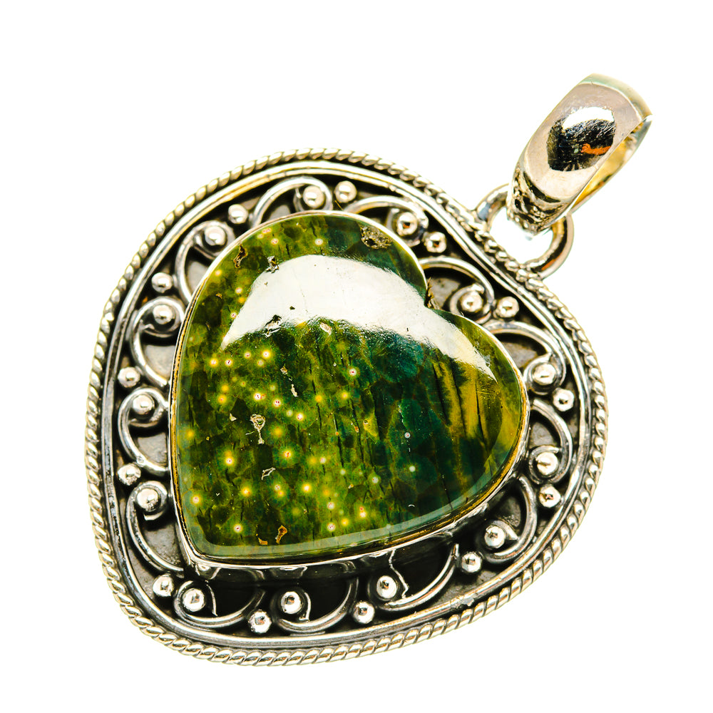 Ocean Jasper Pendants handcrafted by Anasilvercos - PD4304