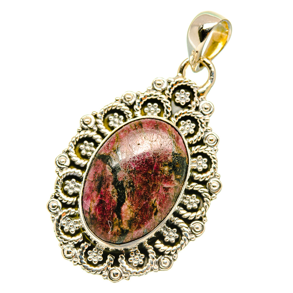Russian Eudialyte Pendants handcrafted by Anasilvercos - PD4308