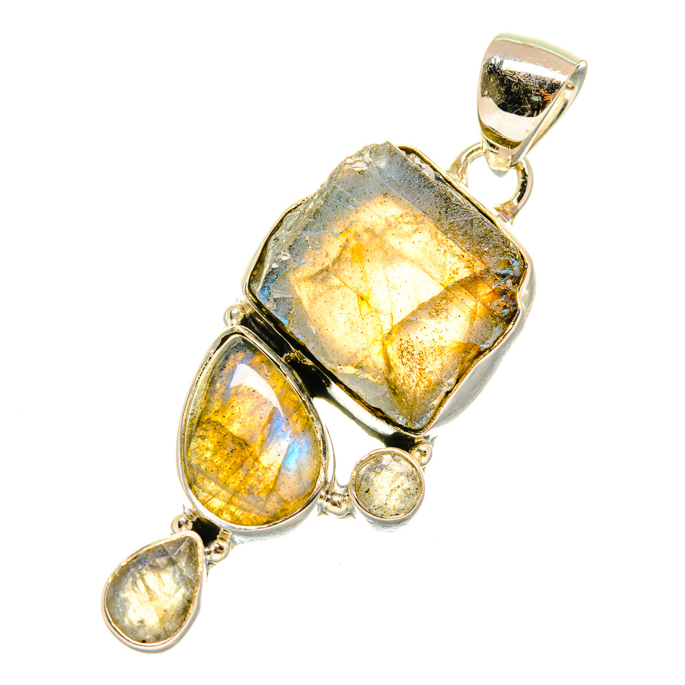 Labradorite Pendants handcrafted by Anasilvercos - PD4330