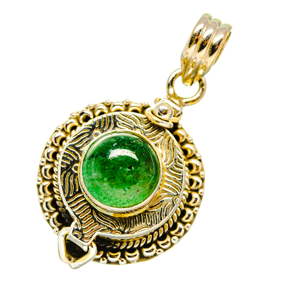 Green Aventurine Pendants handcrafted by Anasilvercos - PD4349