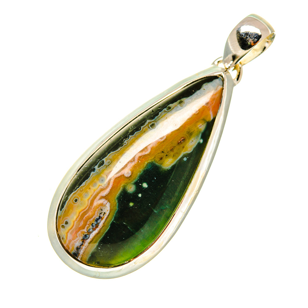 Ocean Jasper Pendants handcrafted by Anasilvercos - PD4394
