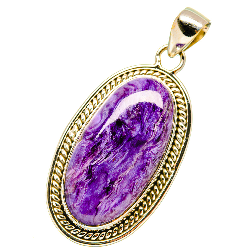 Charoite Pendants handcrafted by Anasilvercos - PD4415