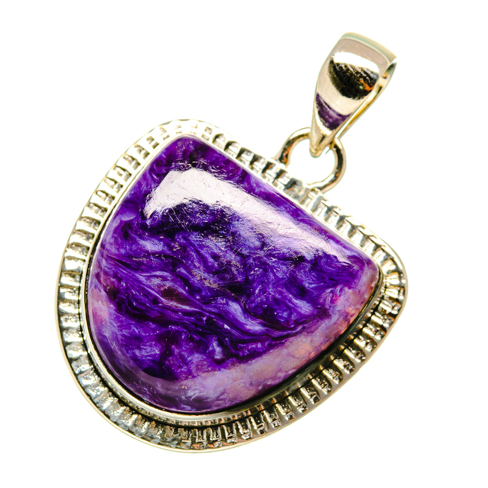 Charoite Pendants handcrafted by Anasilvercos - PD4418