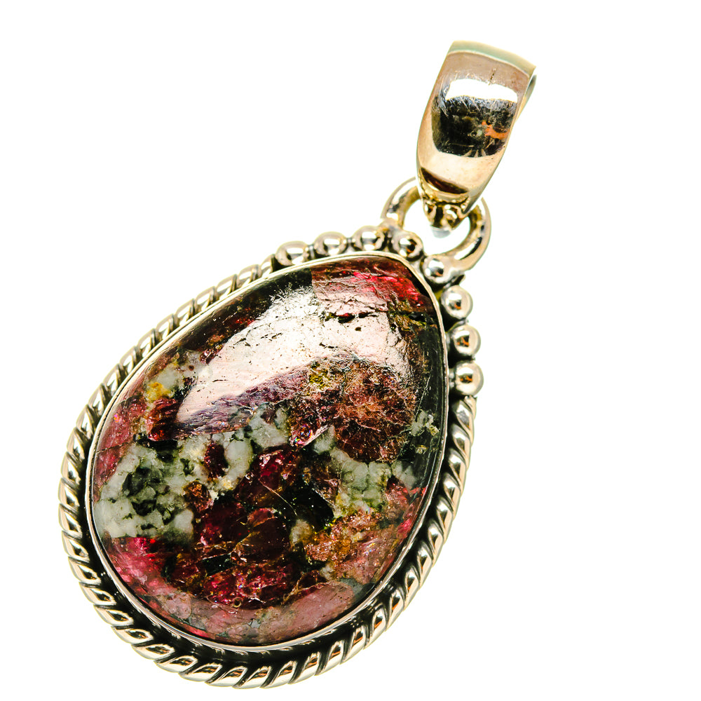 Russian Eudialyte Pendants handcrafted by Anasilvercos - PD4431