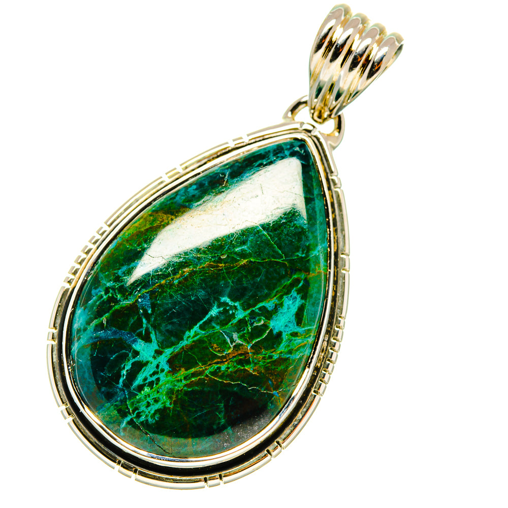 Chrysocolla Pendants handcrafted by Anasilvercos - PD4440