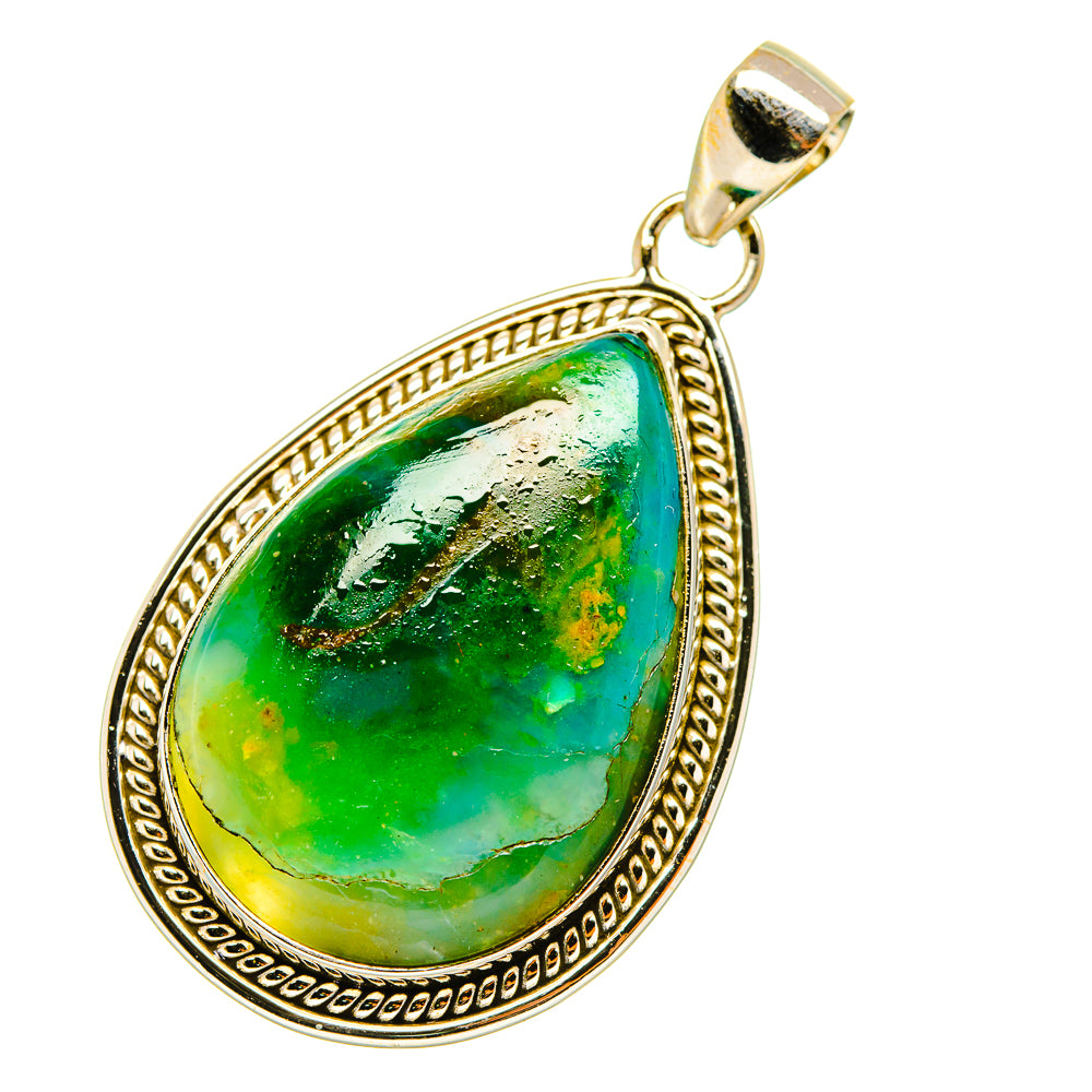 Peruvian Opal Pendants handcrafted by Anasilvercos - PD4441