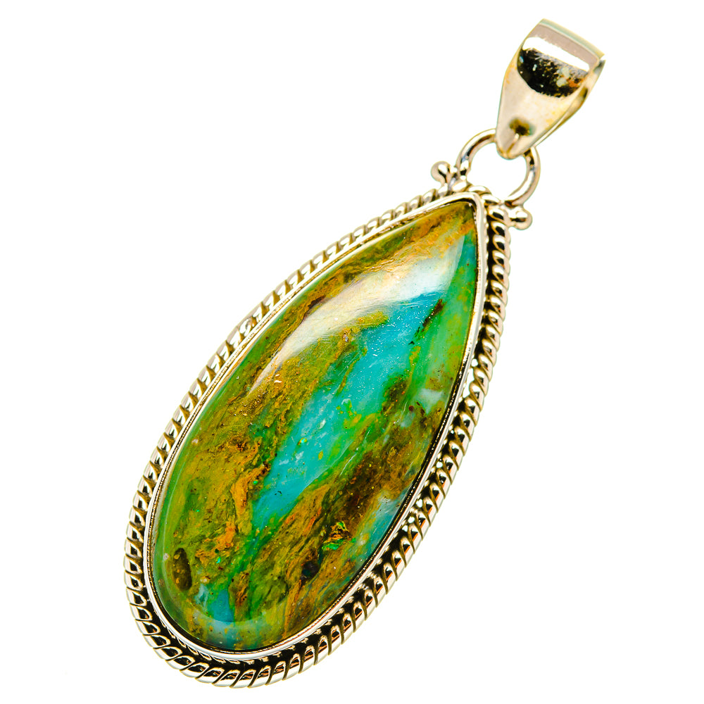 Peruvian Opal Pendants handcrafted by Anasilvercos - PD4472