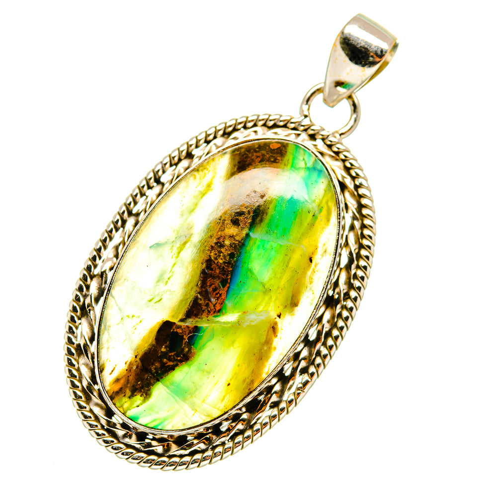 Peruvian Opal Pendants handcrafted by Anasilvercos - PD4473