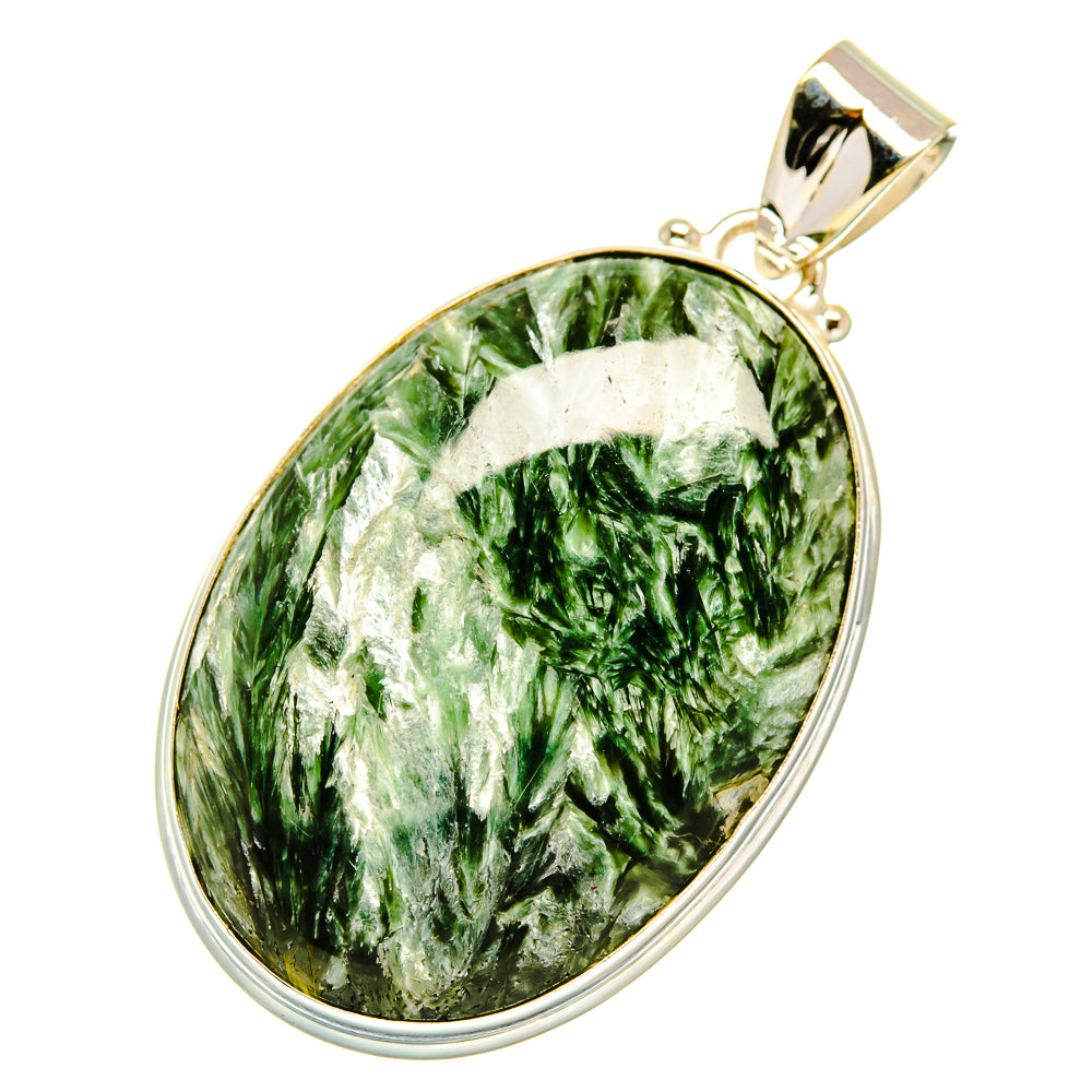 Seraphinite Pendants handcrafted by Anasilvercos - PD4474