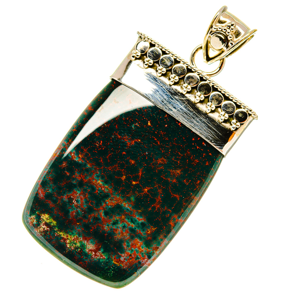 Bloodstone Pendants handcrafted by Anasilvercos - PD4481