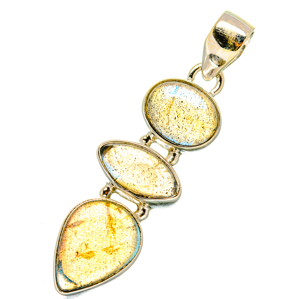 Labradorite Pendants handcrafted by Anasilvercos - PD4485