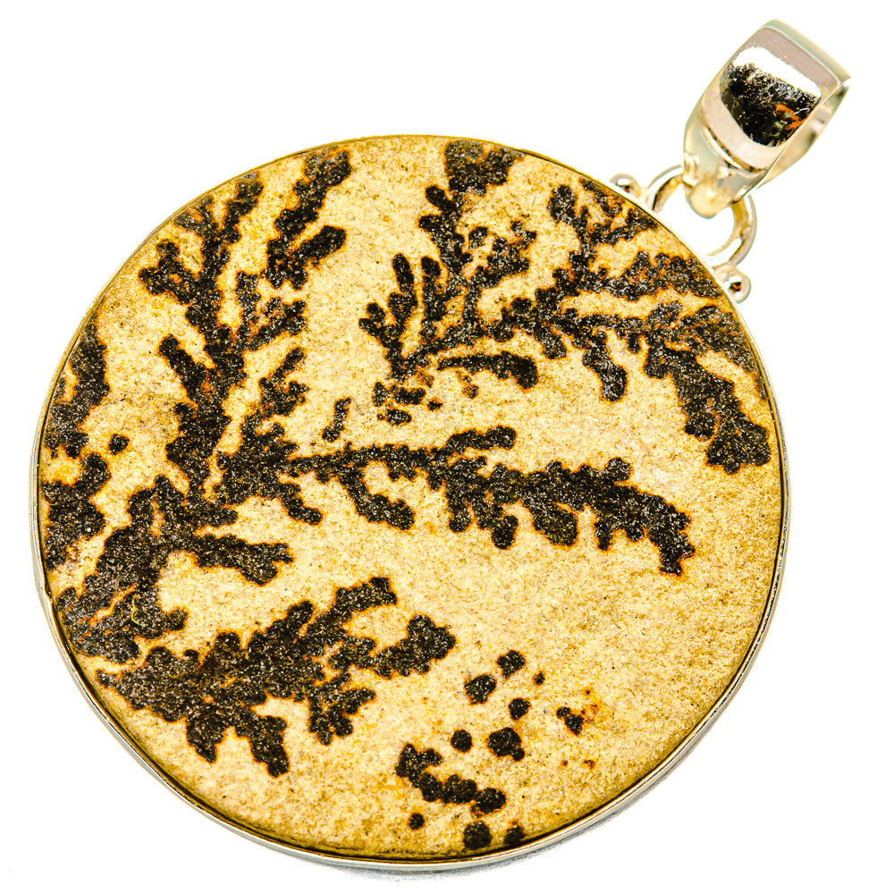 Germany Psilomelane Dendrite Pendants handcrafted by Anasilvercos - PD4512