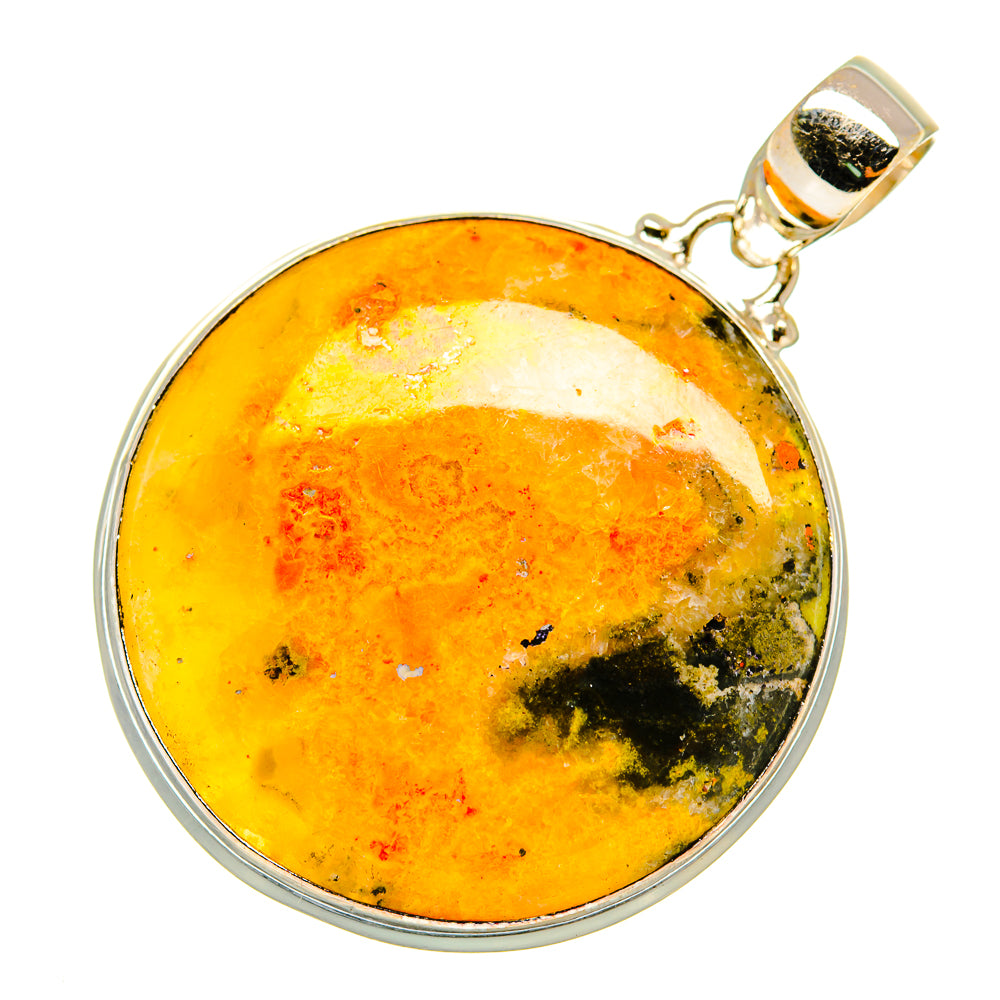 Bumble Bee Jasper Pendants handcrafted by Anasilvercos - PD4517