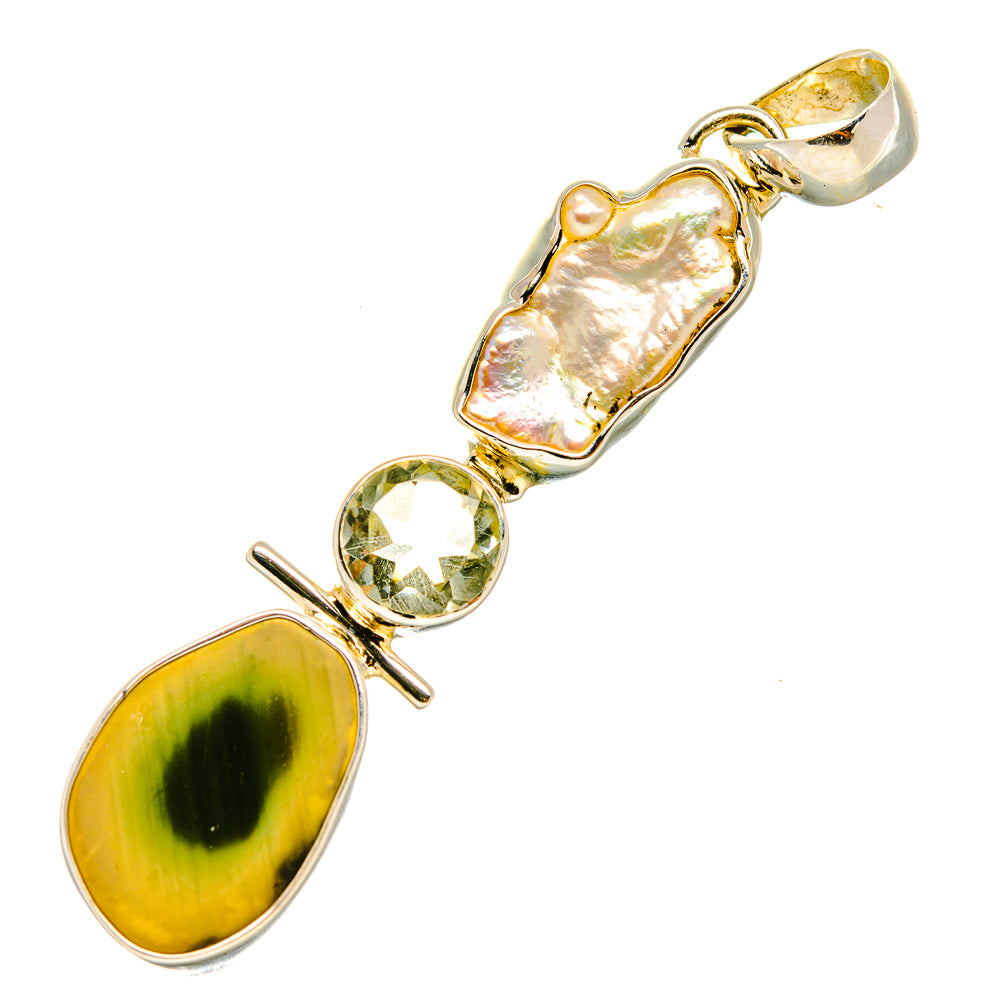 Willow Creek Jasper Pendants handcrafted by Anasilvercos - PD4526