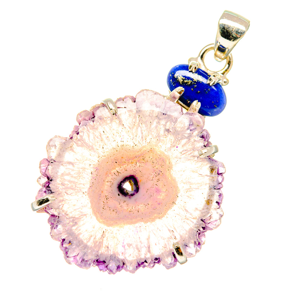 Amethyst Stalactite Pendants handcrafted by Anasilvercos - PD4533