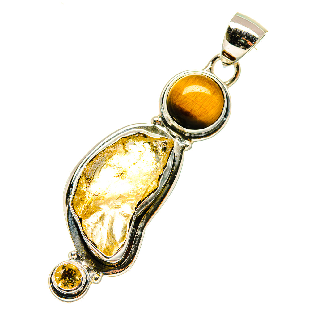 Citrine Pendants handcrafted by Anasilvercos - PD4534