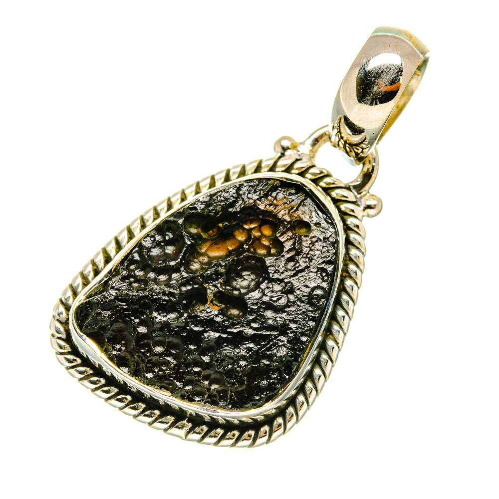 Tektite Pendants handcrafted by Anasilvercos - PD4537
