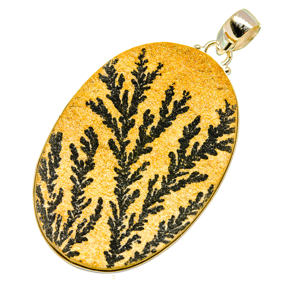 Germany Psilomelane Dendrite Pendants handcrafted by Anasilvercos - PD4559