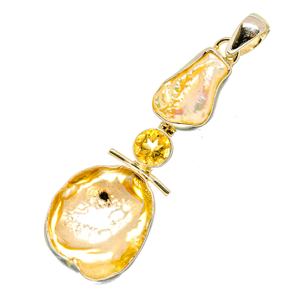 Occo Geode Pendants handcrafted by Anasilvercos - PD4565