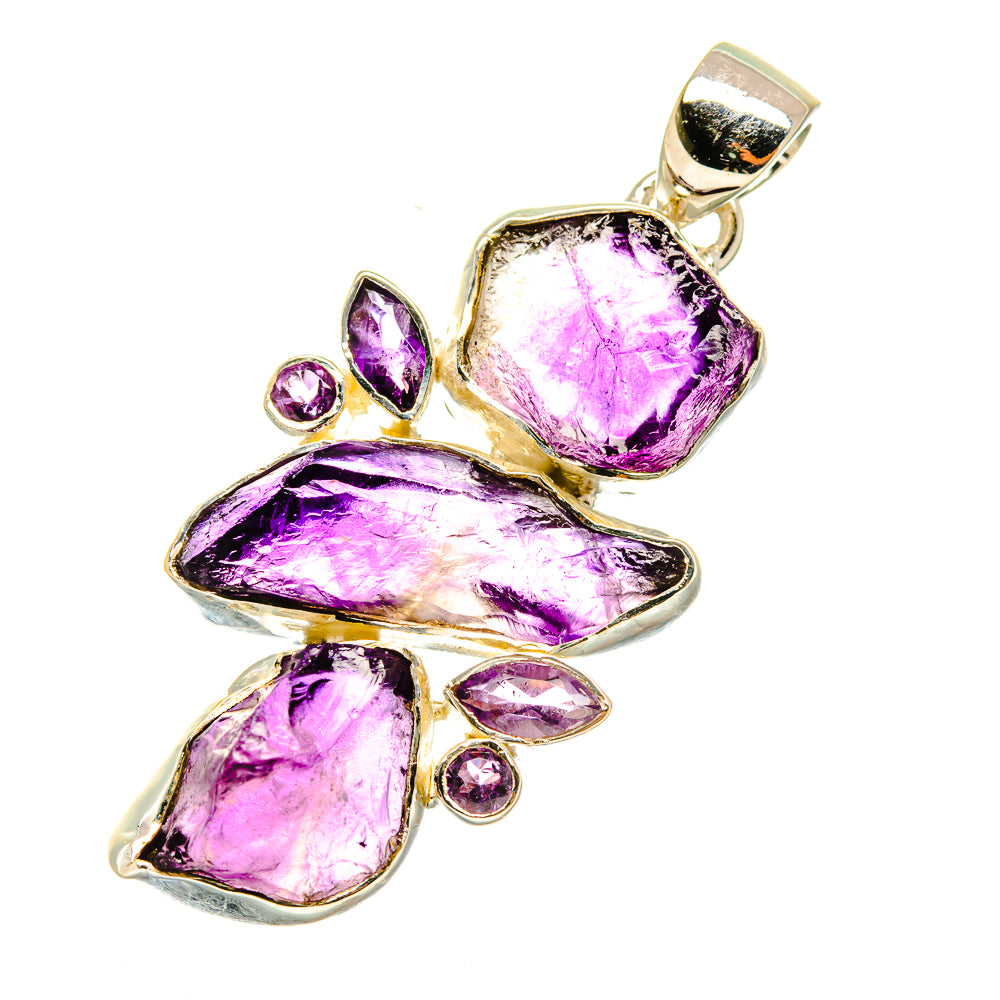 Amethyst Pendants handcrafted by Anasilvercos - PD4573