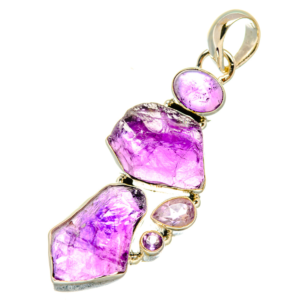 Amethyst Pendants handcrafted by Anasilvercos - PD4574