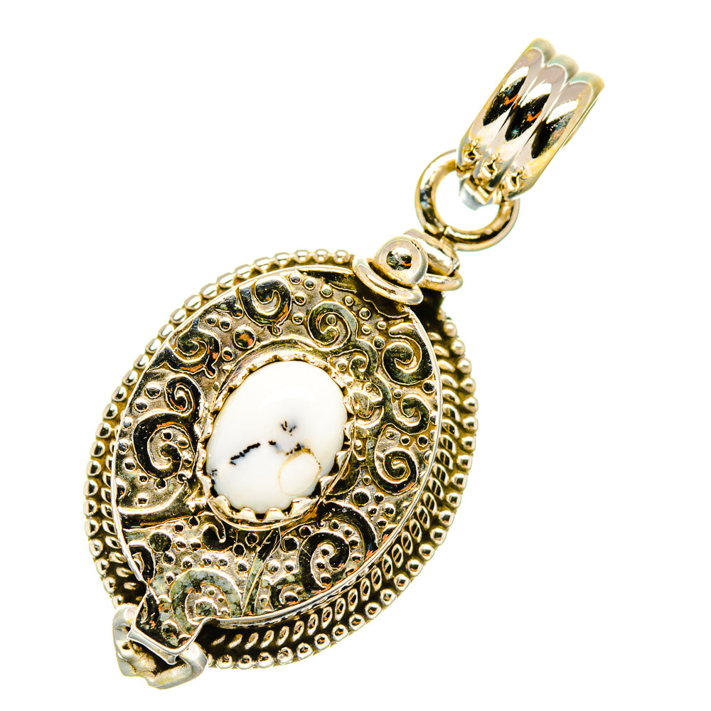 Dendritic Opal Pendants handcrafted by Anasilvercos - PD4584