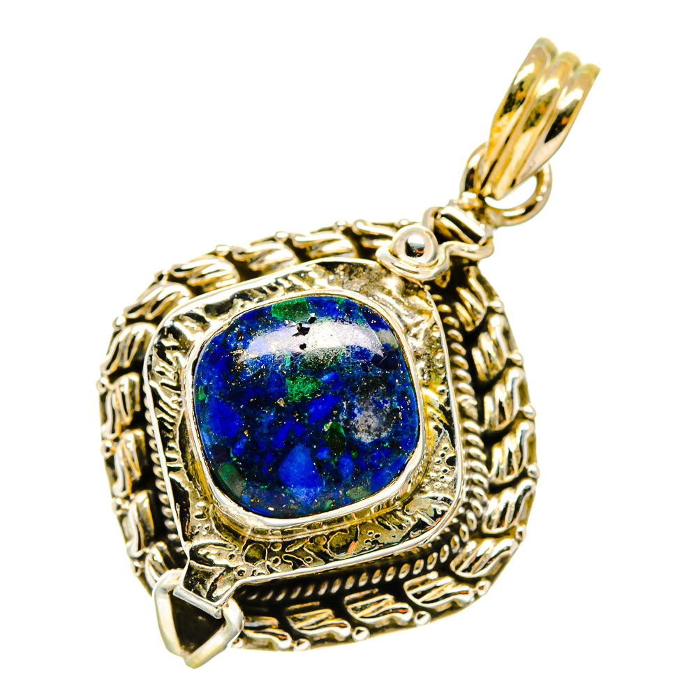 Azurite Pendants handcrafted by Anasilvercos - PD4590