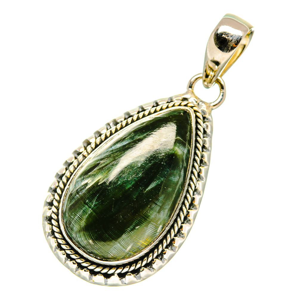 Seraphinite Pendants handcrafted by Anasilvercos - PD4592