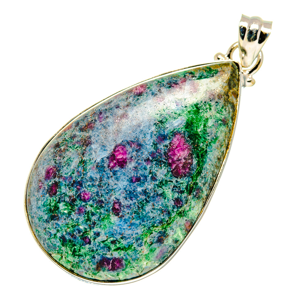 Ruby Fuchsite Pendants handcrafted by Anasilvercos - PD759583