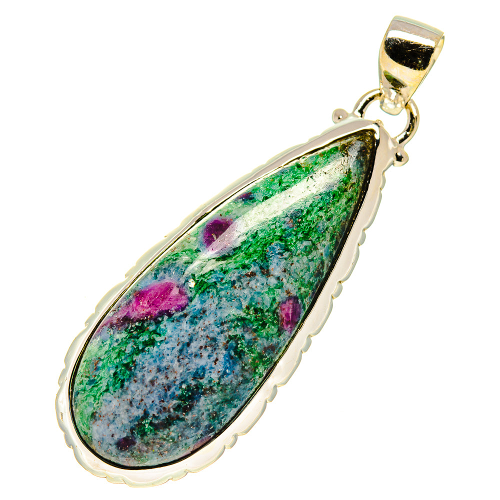 Ruby Fuchsite Pendants handcrafted by Anasilvercos - PD759594