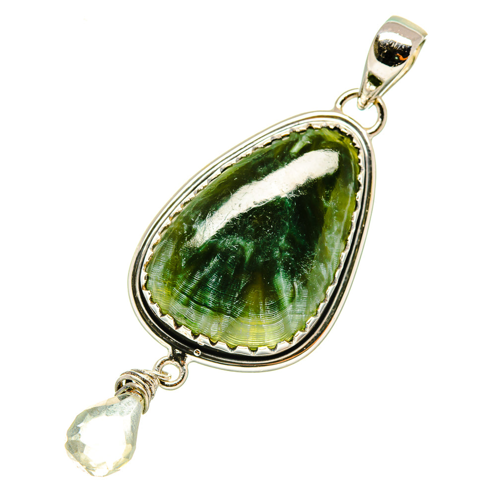 Seraphinite Pendants handcrafted by Anasilvercos - PD4596