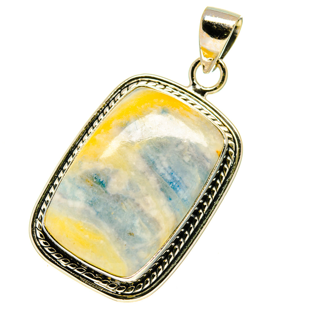 Blue Scheelite Pendants handcrafted by Anasilvercos - PD759600