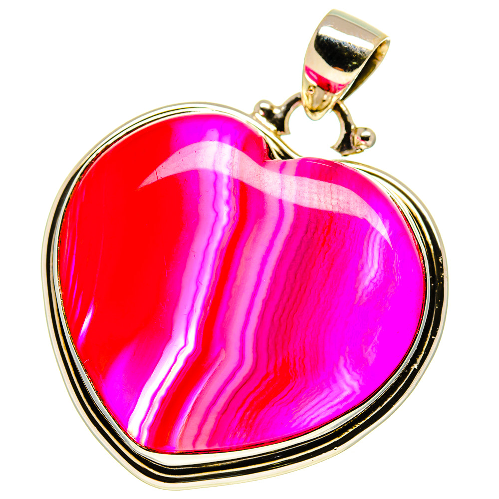 Pink Botswana Agate Pendants handcrafted by Anasilvercos - PD759603